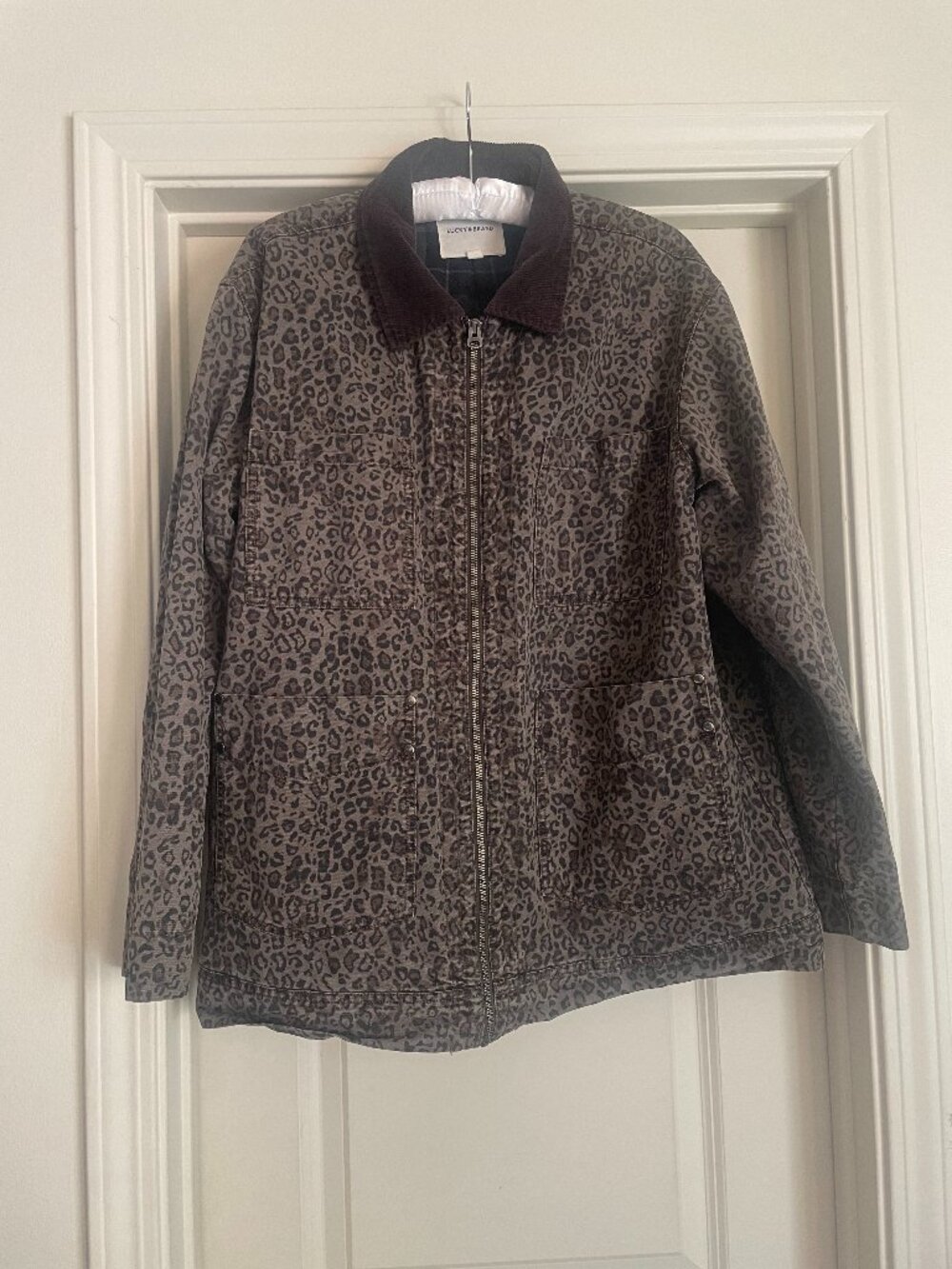 Cheetah Print Chore Jacket - Picture 2 of 5